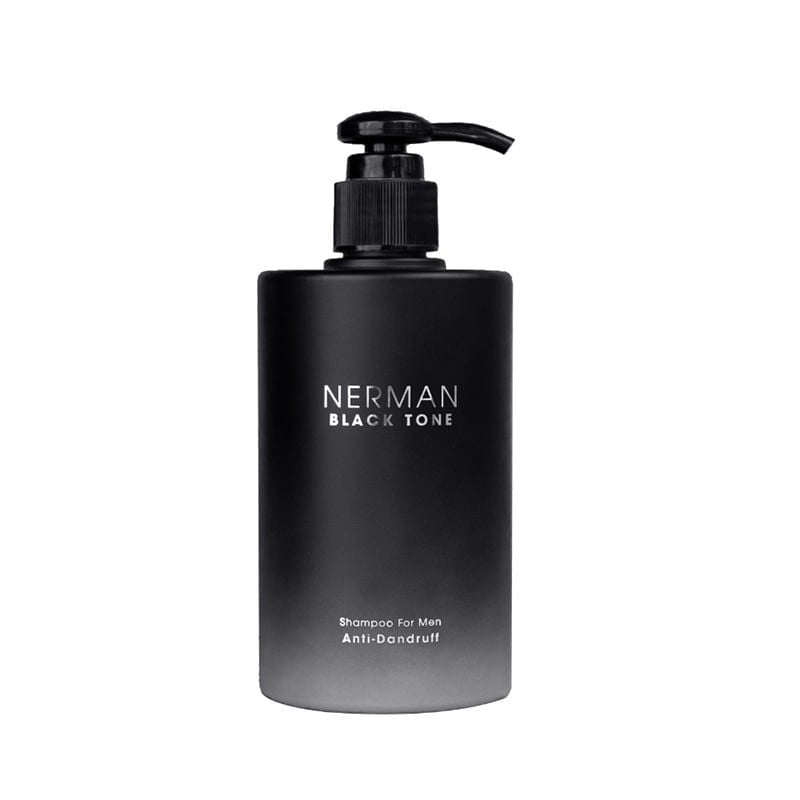 Dầu Gội Sạch Gàu Cho Nam Hương Nước Hoa Pháp Nerman Black Tone Anti-Dandruff Shampoo For Men 350g