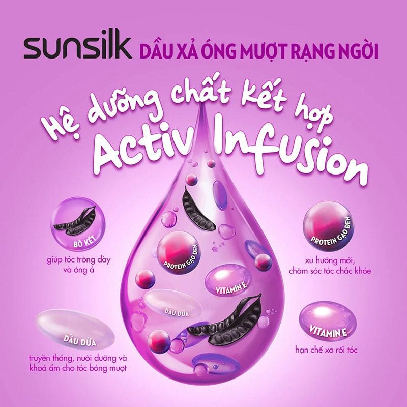 [320g] Dầu Xả Sunsilk Mềm Mượt Diệu Kỳ & Óng Mượt Rạng Ngời