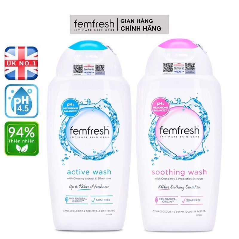 Dung Dịch Vệ Sinh Phụ Nữ Giúp Chăm Sóc Cân Bằng Độ pH Femfresh Ultimate Care 250ml (Che tên sản phẩm khi giao hàng)