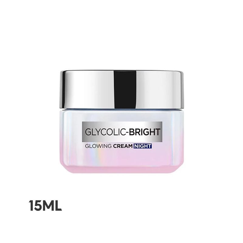 Kem Dưỡng Da L'Oreal Hỗ Trợ Mờ Thâm Nám Ban Đêm Glycolic Bright Glowing Cream Night 50ml