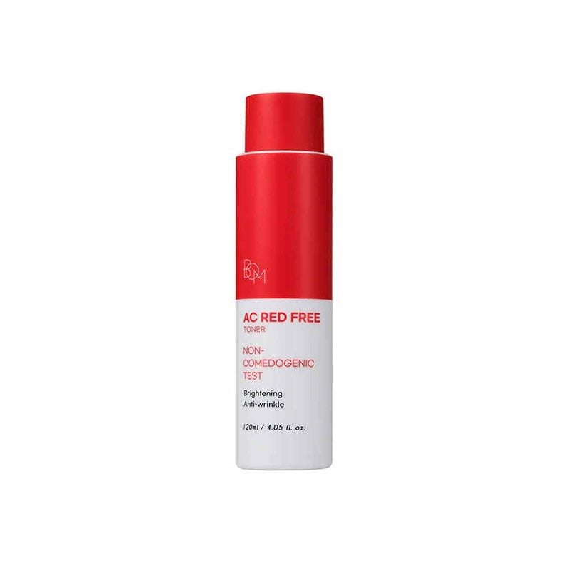 Nước Cân Bằng Dạng Gel B.O.M Hỗ Trợ Dưỡng Sáng Da Ngừa Mụn AC Red Free Toner 120ml
