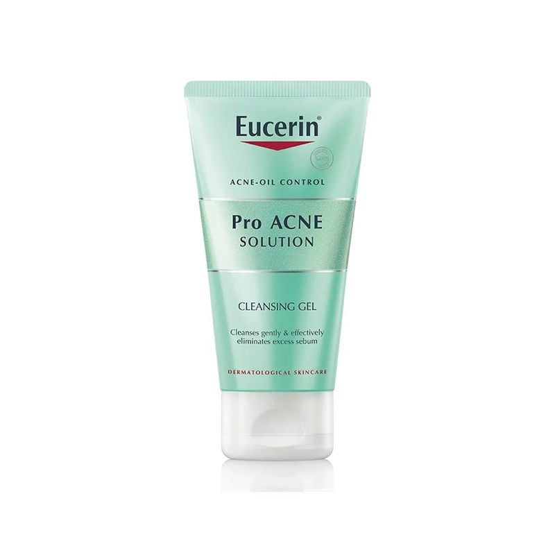 Sữa Rửa Mặt Eucerin Dạng Gel Kiềm Dầu, Hỗ Trợ Giảm Mụn Acne-Oil Control Pro Acne Solution Cleansing Gel
