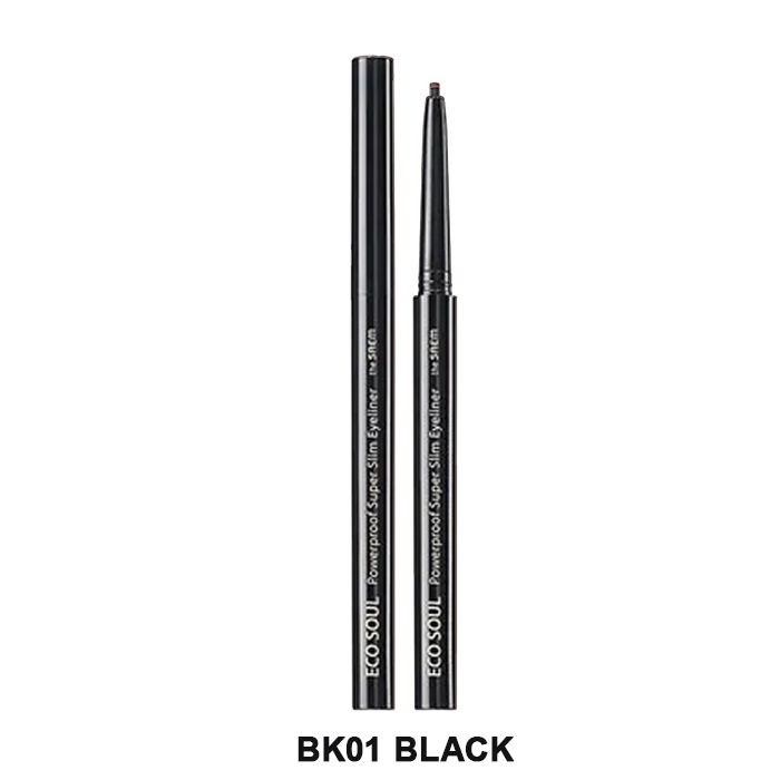 Chì Kẻ Mắt The Saem Siêu Mảnh Eco Soul Powerproof Super Slim Eyeliner 0.1g