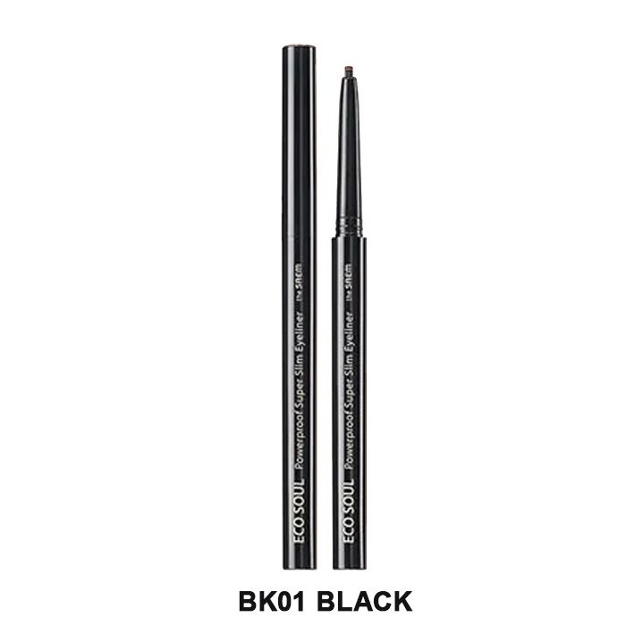 Chì Kẻ Mắt Siêu Mảnh The Saem Eco Soul Powerproof Super Slim Eyeliner 0.1g