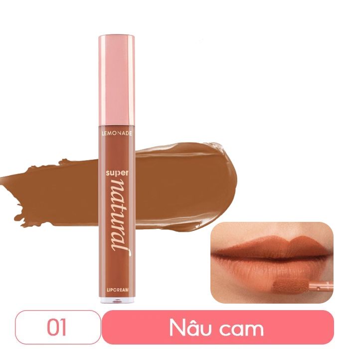 Son Kem Lì, Bền Màu, Nhẹ Môi Lemonade Supernatural Matte Lipcream 5g #01 MIND CONTROL