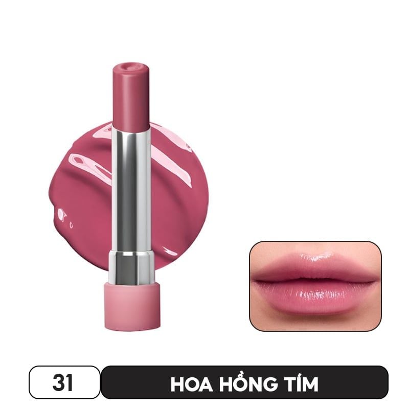 Son Bóng Dưỡng Môi Có Màu 3CE Glazy Lip Glow 5g