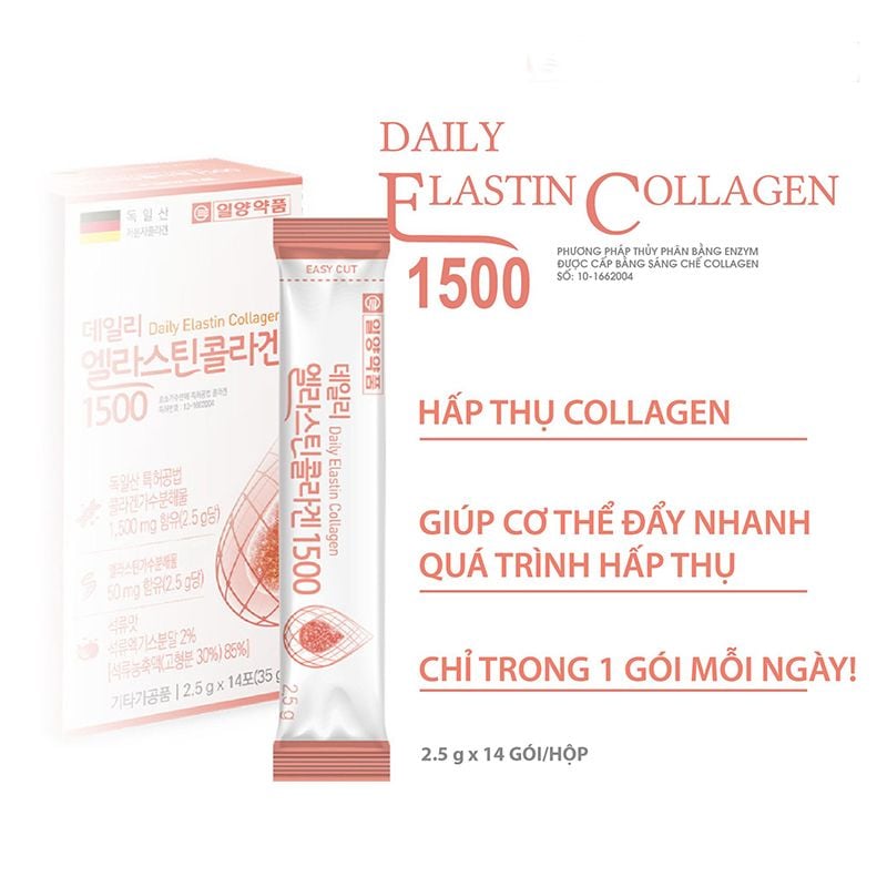 [Hộp 14 gói] Bột Uống Collagen, Hạn Chế Lão Hóa Goinbe Daily Collagen