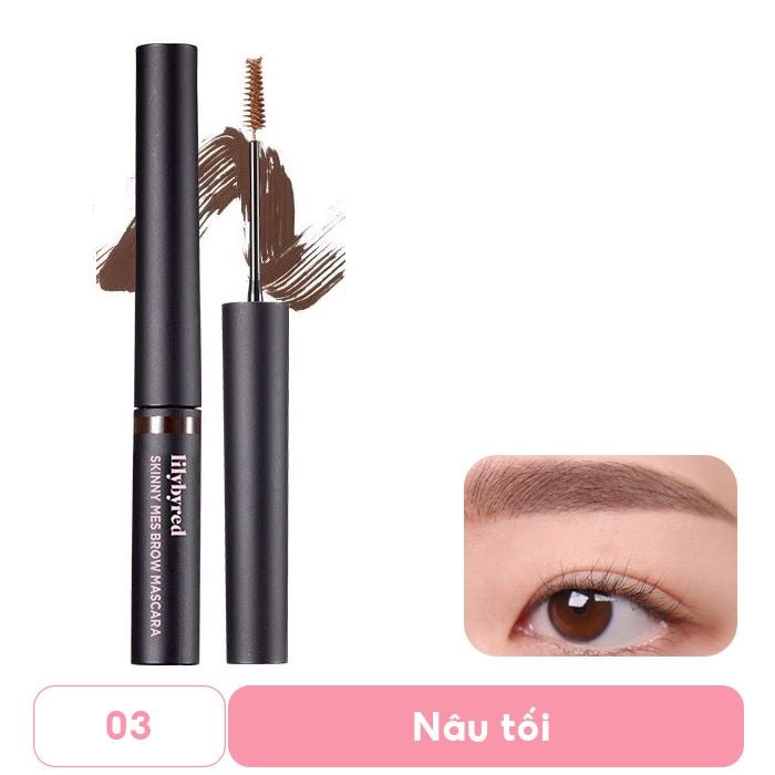 Mascara Chân Mày Siêu Tự Nhiên Lilybyred Skinny Mes Brow Mascara 3.5g