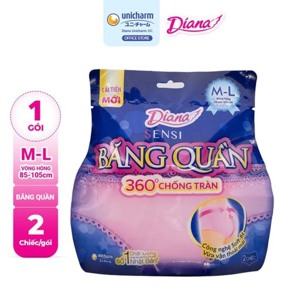  Băng Vệ Sinh Diana Sensi Băng Quần 360 Chống Tràn (Che tên sản phẩm khi giao hàng) 