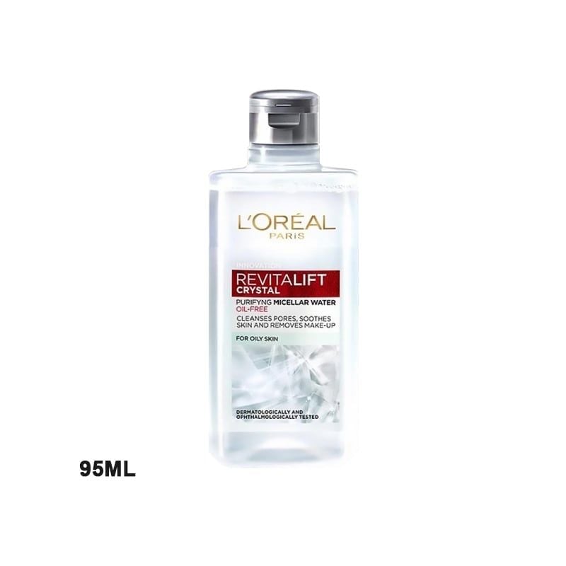 Nước Tẩy Trang Làm Sạch Cho Da Dầu L'oreal Revitalift Crystal Purifying Micellar Water