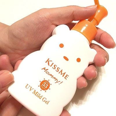  Sữa Chống Nắng Kissme Dưỡng Ẩm Cho Em Bé Từ 6 Tháng Tuổi Chiết Xuất Thành Phần Thực Phẩm Mommy UV Sunscreen Mild Gel SPF 33 PA+++ 100ml 
