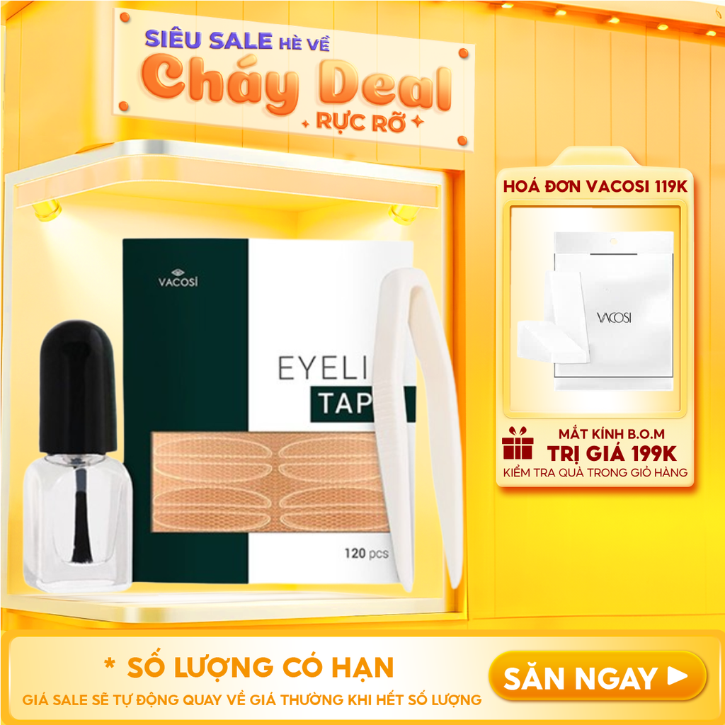 Vacosi Dán Mí Lưới VM16 (120 Miếng)