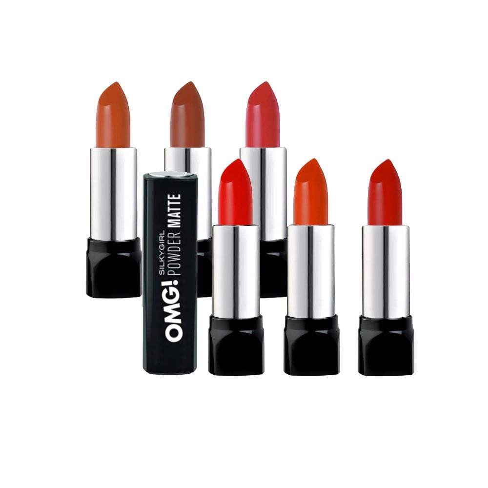 Son Thỏi Lì Silkygirl Siêu Mịn Môi OMG Powder Matte #02 MOCHA 3.5g