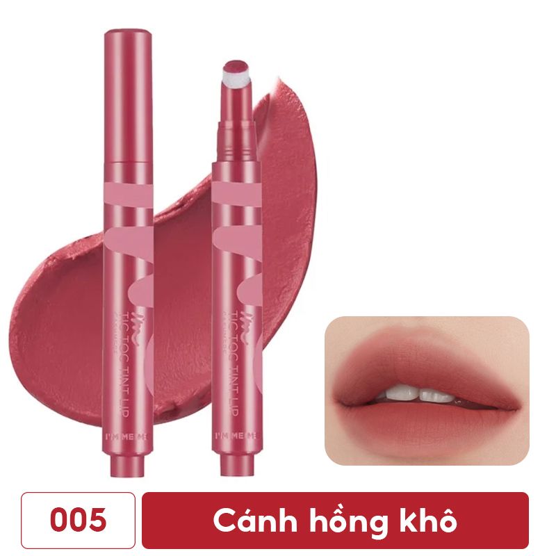 Son Bấm Cực Cool Lên Màu Chuẩn, Siêu Mịn Môi I'm Meme I'm Tic Toc Tint Lip Cashmere 2.5g - Màu 003 (date 5/2024)