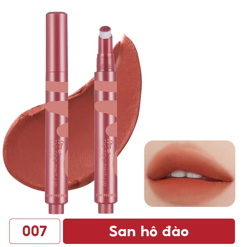 Son Bấm Cực Cool Lên Màu Chuẩn, Siêu Mịn Môi I'm Meme I'm Tic Toc Tint Lip Cashmere 2.5g - Màu 003 (date 5/2024)