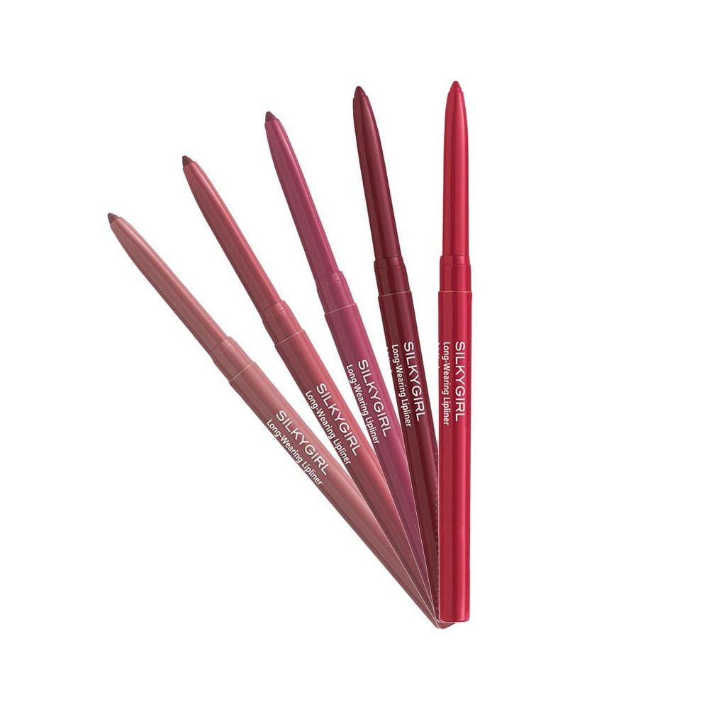 Chì Kẻ Viền Môi Silkygirl Rõ Nét, Lâu Trôi Long-Wearing Lip Liner 0.35g - 03 ROSE