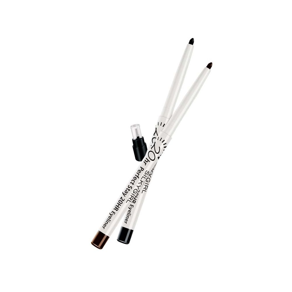 Chì Kẻ Mắt Nét Mảnh Cho Đôi Mắt Sắc Sảo Silkygirl Perfect Stay 20Hr Eyeliner 0.28g