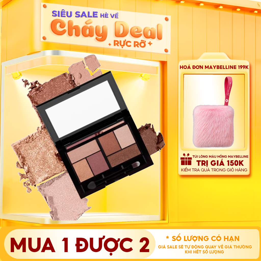 Bảng Phấn Mắt 6 Ô Maybelline The City Mini Palette 6.1g