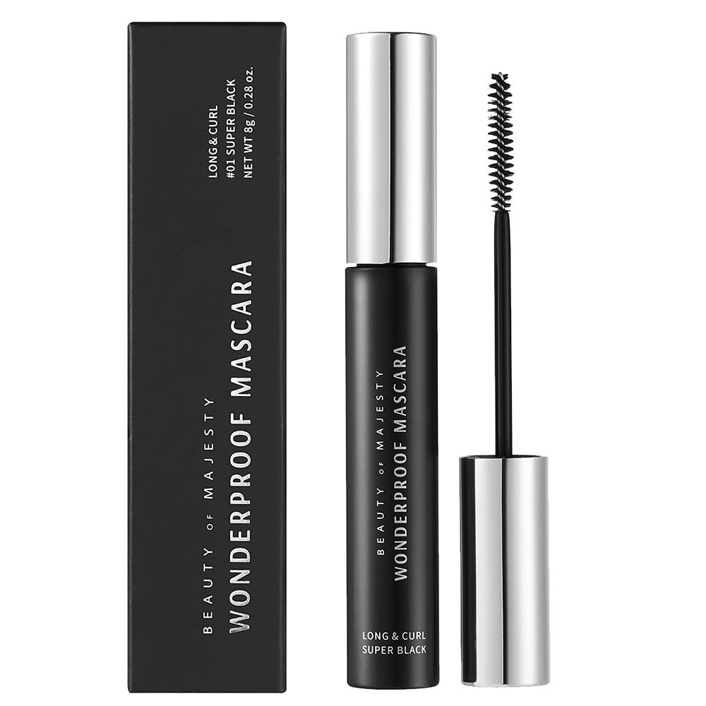 Mascara Chuốt Mi, Dài, Dày Và Cong Tự Nhiên, Chống Trôi Hiệu Quả B.O.M Wonderproof Mascara 8g