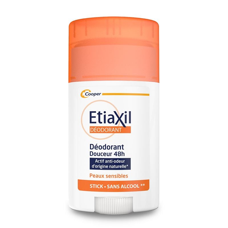 Lăn Khử Mùi Etiaxil Hằng Ngày Dạng Sáp Deodorant Douceur 48H Peaux Sensibles Stick 40g (Che tên sản phẩm khi giao hàng)