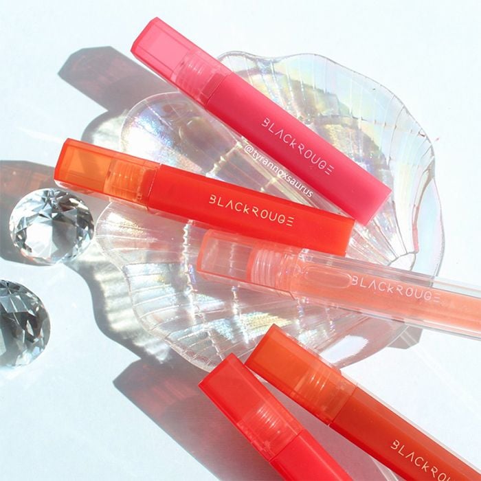 [Màu HG01 - HG10] Son Tint Bóng Black Rouge Siêu Lì Có Màu Son Half N Half Water Glow 3.5g