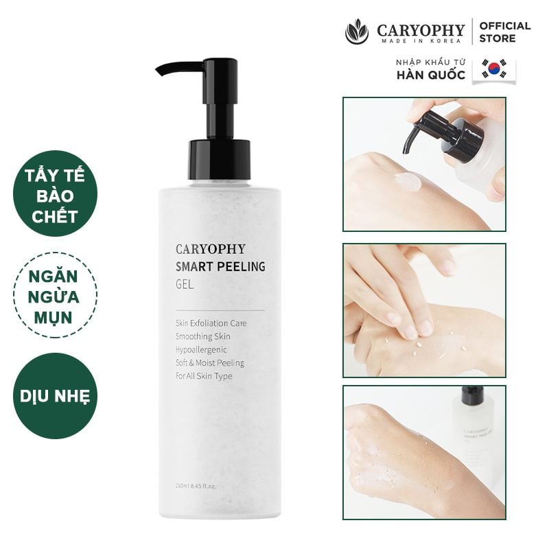 Tẩy Tế Bào Chết Thông Minh Ngăn Ngừa Mụn Caryophy Smart Peeling Gel 250ml