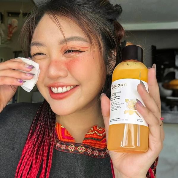  Nước Tẩy Trang Cocoon Làm Sạch Sâu, Cấp Ẩm Rose Bi-Phase Micellar Water 