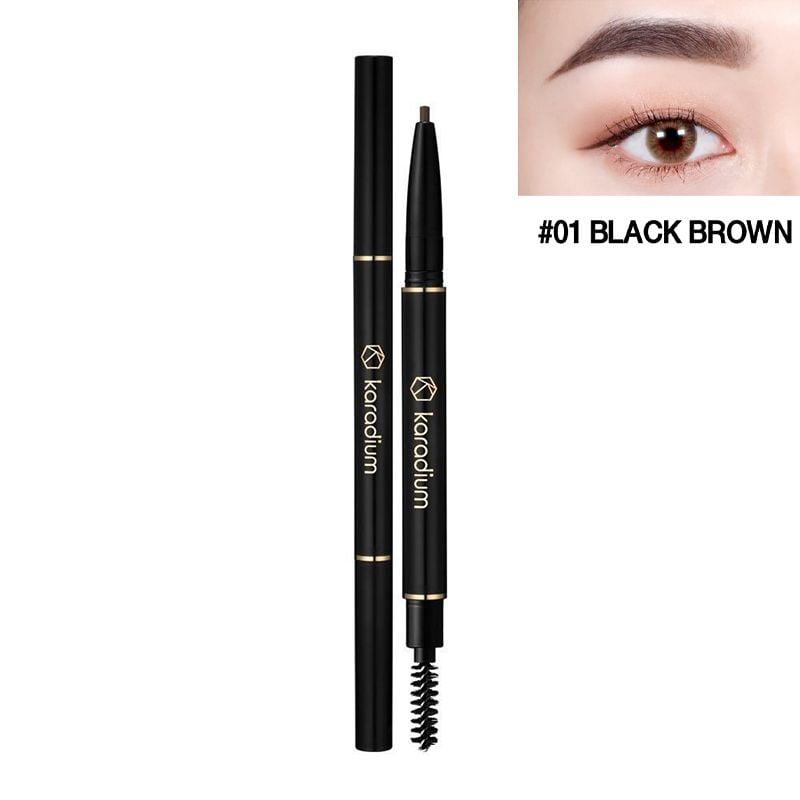 [5 MÀU] Chì Kẻ Mày Nét Mảnh, Lâu Trôi Karadium Auto Eyebrow Pencil 0.18g