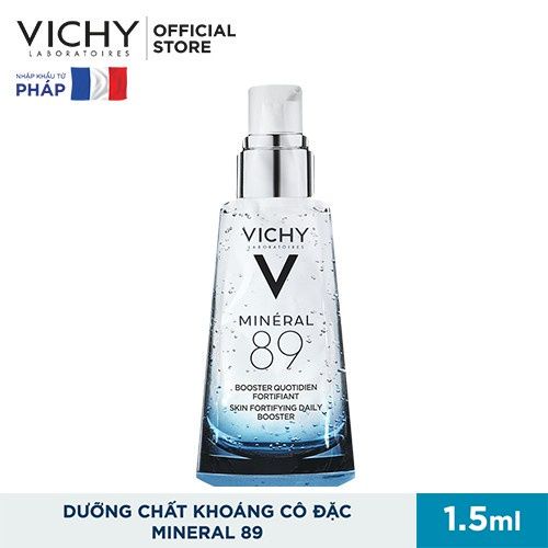 [3 Items] Bộ Sản Phẩm Dưỡng Da, Chống Nắng Vichy Mineralizing Thermal Water 150ml + Kem Chống Nắng Anti-Aging 3g + 3 Sample Mineral 89 Serum 1.5ml