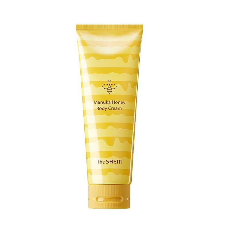 Kem Dưỡng Thể The Saem Trắng Da, Cấp Ẩm, Giúp Da Mềm Mịn, Chiết Xuất Mật Ong Care Plus Manuka Honey Body Cream 230ml