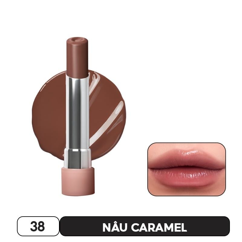 Son Bóng Dưỡng Môi Có Màu 3CE Glazy Lip Glow 5g