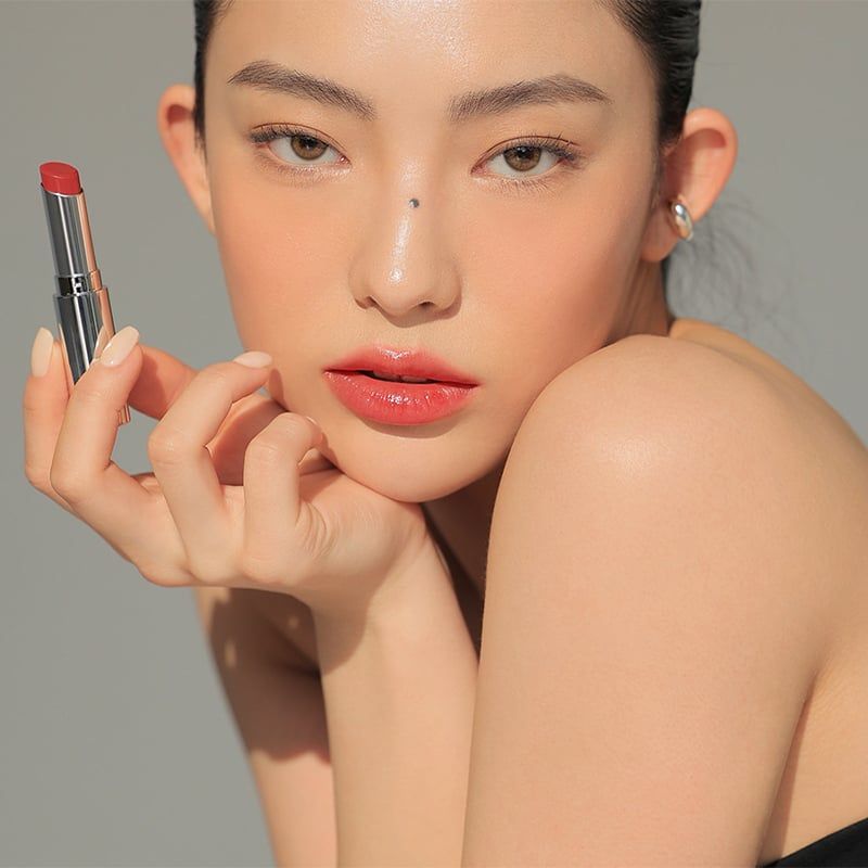 Son Thỏi Màu, Dưỡng Ẩm Cho Đôi Môi Mềm Mại Căng Bóng 3CE Glow Lip Color 3g