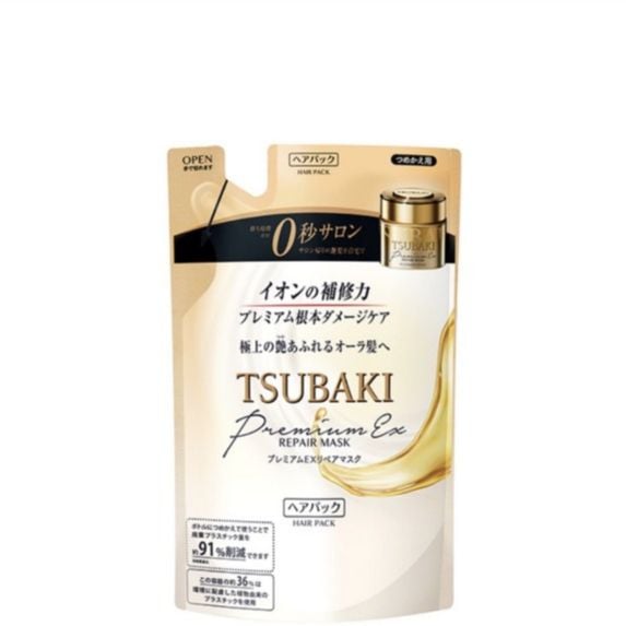 Dầu Gội Phục Hồi Hư Tổn Nặng, Giảm Gãy Rụng Tsubaki Premium EX Intensive Repair Shampoo 490ml