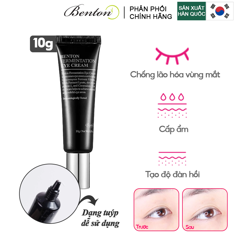 [Mini 10g] Kem Dưỡng Mắt Chống Lão Hóa Benton Fermentation Eye Cream