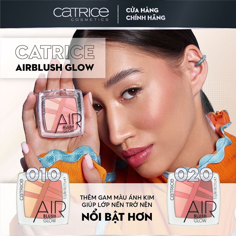 Phấn Má Hồng Mịn Lì, Lên Màu Chuẩn Catrice AirBlush 5.5g