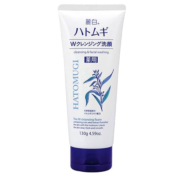 Sữa Rửa Mặt Hatomugi Tẩy Trang & Hỗ Trợ Dưỡng Sáng Da Nhật Bản Cleansing & Facial Washing 130g