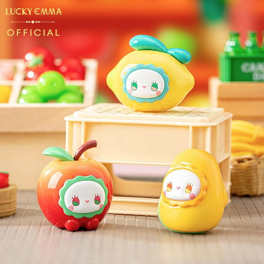 Mô Hình Đồ Chơi Lucky Emma Colorful Sweet Heart Beans Blind Box - MJ-000048