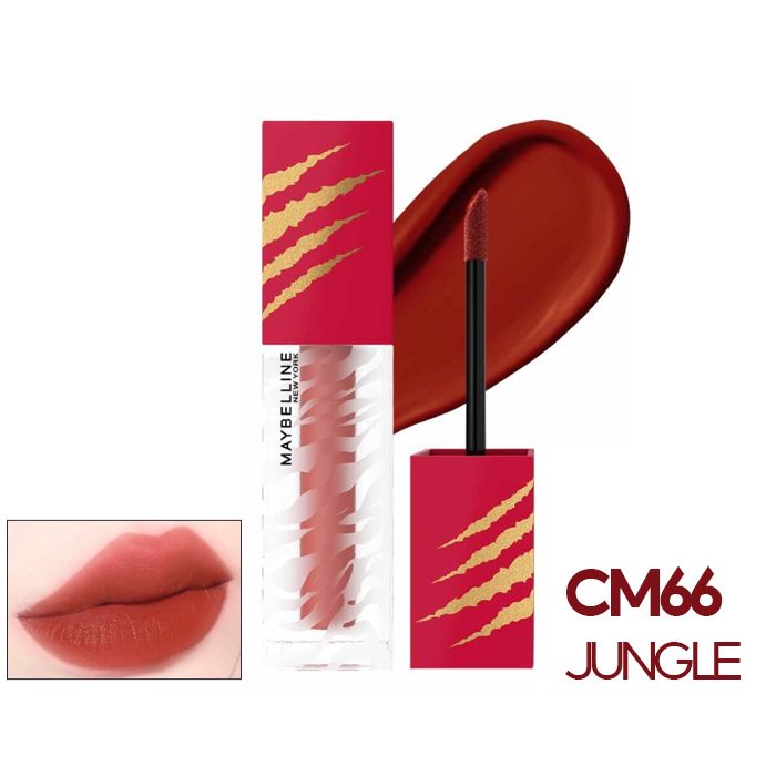 [Phiên Bản Giới Hạn] Son Kem Mịn Lì Như Nhung Maybelline Cushion Mattes New York Limited 6.4ml - CM55 - ĐỎ ÁNH KIM