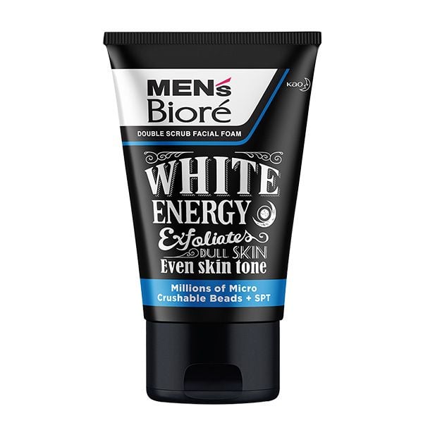 Sữa Rửa Mặt Men's Bioré Chứa Hạt Tác Động Kép Double Scrub Facial Foam 100g