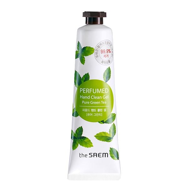 Gel Rửa Tay The Saem Chiết Xuất Trà Xanh Perfumed Hand Clean Gel Pure Green Tea 30ml