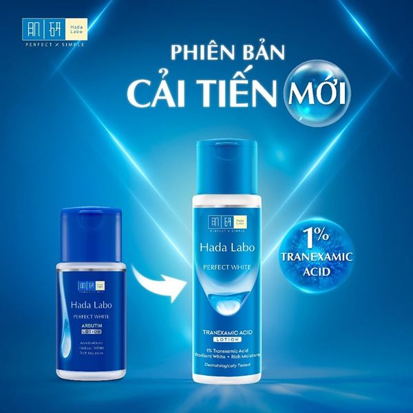  Nước Hoa Hồng Hada Labo Dưỡng Sáng Da, Hỗ Trợ Giảm Thâm Sạm Perfect White Tranexamic Acid Lotion 