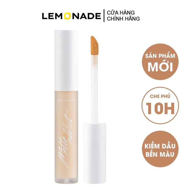 Kem Che Khuyết Điểm Kiềm Dầu Lemonade Matte Addict Concealer