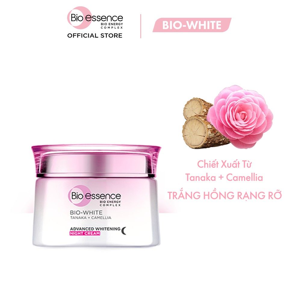 Kem Dưỡng Trắng Chuyên Sâu Ban Đêm Bio-essence Bio-White Advanced Whitening Night Cream 50g
