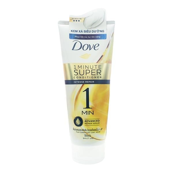 [180ml] Dầu Xả DOVE Dưỡng Tóc Phục Hồi Tóc Hư Tổn 1 Minute Super Conditioner