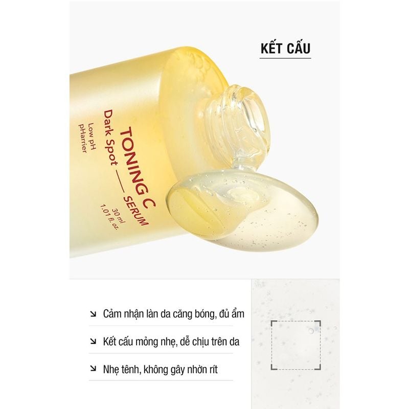 Serum Hỗ Trợ Dưỡng Trắng, Mờ Sạm Nám Cell Fusion C Toning C Dark Spot Serum 30ml