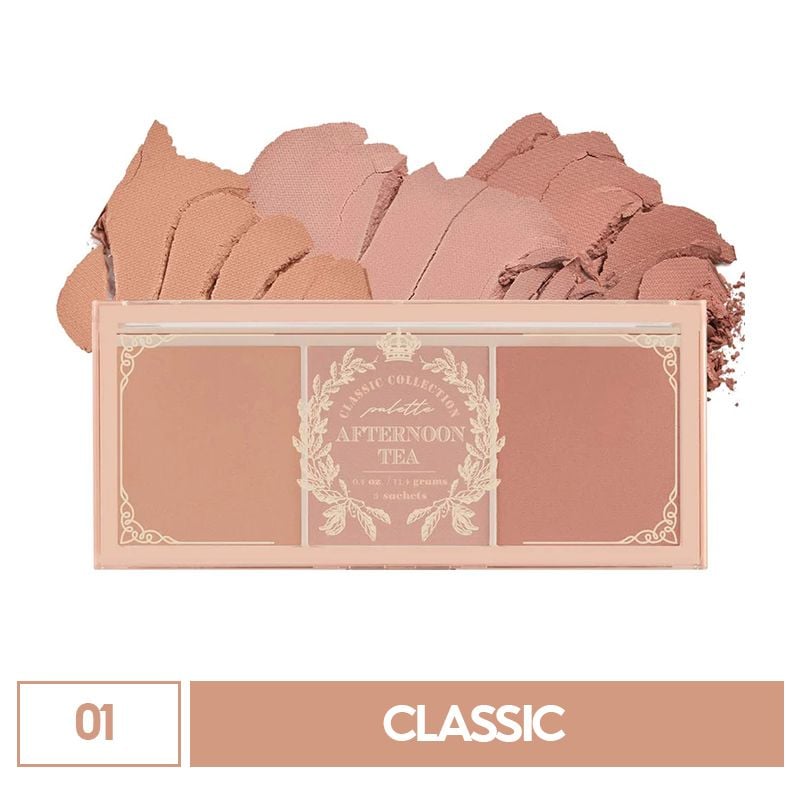 Phấn Má Hồng Đa Năng 3 Ô Màu I'm I'm Afternoon Tea Blusher Palette