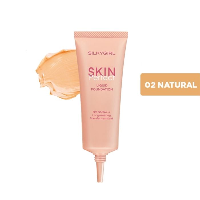 Kem Nền Silkygirl Dạng Tuýp Che Phủ Tự Nhiên Skin Perfect Liquid Foundation SPF30/PA+++ 25ml
