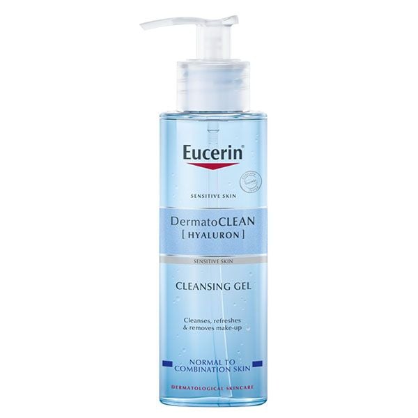  Sữa Rửa Mặt Eucerin Dạng Gel Dịu Nhẹ Cấp Ẩm Cho Da Sensitive Skin Dermatoclean Cleansing Gel 200ml 
