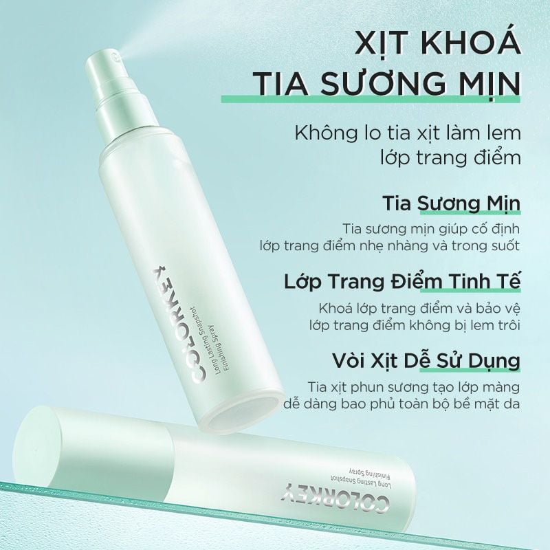 Xịt Khóa Makeup Colorkey Lâu Trôi Spray 100ml