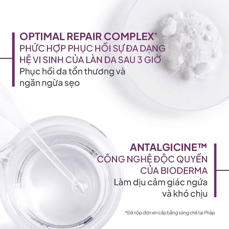 Kem Dưỡng Ẩm Bioderma Làm Dịu, Hỗ Trợ Phục Hồi Da Cicabio Creme+ 40ml